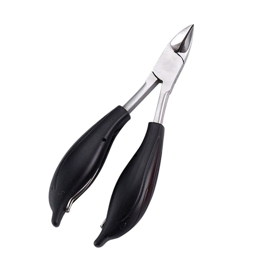 GANAZONO Practical Eagle Beak Nail Clipper Stainless Steel with Plastic Handle Ergonomic Design for Ingrown Nail Trimming at Home Salon Portable