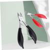 GANAZONO Practical Eagle Beak Nail Clipper Stainless Steel with Plastic Handle Ergonomic Design for Ingrown Nail Trimming at Home Salon Portable view 4