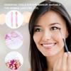 BAZEITFLOW 100pcs Double-ended Eyeshadow Sponge Applicators Non-latex Cosmetic Makeup Brushes for Precise Eye Shadow Application Portable Disposable Eye Brushes for Travel Daily Use Weddings view 3