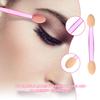 BAZEITFLOW 100pcs Double-ended Eyeshadow Sponge Applicators Non-latex Cosmetic Makeup Brushes for Precise Eye Shadow Application Portable Disposable Eye Brushes for Travel Daily Use Weddings view 4