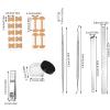 Ingrown Toenail Removal Set, Professional Ingrown Toenails Corrector Pedicure Tool with Strips Clippers File & Trimmer Nail Pedicure Tools for Home Use view 2