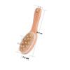 BAZEITFLOW Wood Handle Body Brush for Shower Bath Exfoliating Bristle Scrubber with Easy-Grip Handle Deep Cleansing Back Scrubber for Removing Dead Skin and Oil Suitable for Smooth Skin Care view 2