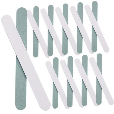ARTSEWPLY 20pcs Double-Sided Nail Files for Natural and Nails Professional Grit Emery Boards for Manicure Quick Polishing and Repairing Buffers for Salon and DIY Art