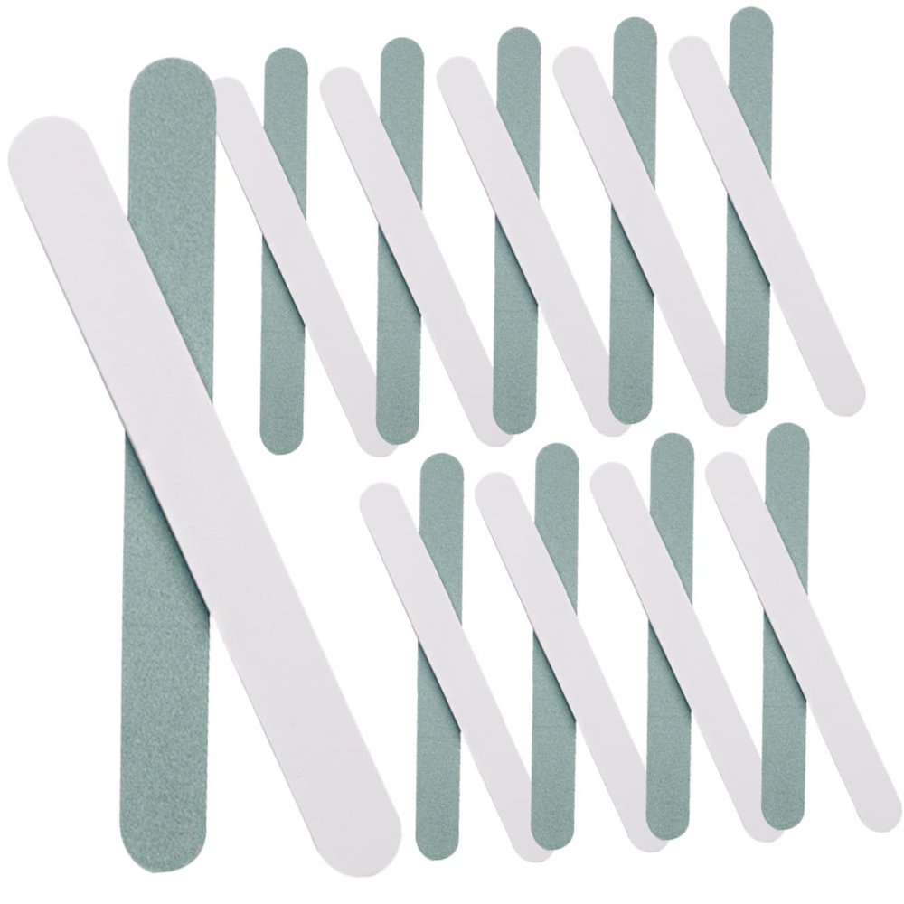 ARTSEWPLY 20pcs Double-Sided Nail Files for Natural and Nails Professional Grit Emery Boards for Manicure Quick Polishing and Repairing Buffers for Salon and DIY Art