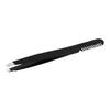 DEARMAMY Black Stainless Steel Eyebrow Tweezer with Brush Comb Lightweight Precision Eyelashes Extension Tweezers for Professional and Personal Use Stable Balanced Design for Unwanted Hair view 1
