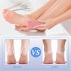 Zerodeko 4PCS Natural Pumice Foot Care Scrapers for Men and Women Dead Skin Callus Remover Stones with Smooth Edges Pedicure Tools for Foot Rubbing and Exfoliating Random Color Random Color view 2