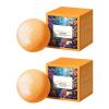 CHICTRY 2-Pack Fruit Scented Bath Bombs, Moisturizing Fizzies with Shea & Cocoa Butter for Bubble Bath, Spa Gift Set for Women & Men Orange One Size view 1
