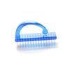 BAZEITFLOW 6pcs Fingernail Cleaning Brushes Wear-resistant Bristles Nail Scrubber for Manicure and Pedicure Hand and Foot Treatment Blue Tone view 4