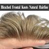 Hair Wonders Toupee Hair for Men Full French Lace Hairpiece for Mens Toupee Real Human Hair Replacement System for Men Protesis Capilar 6X8-100% density #18 Medium Blonde view 3