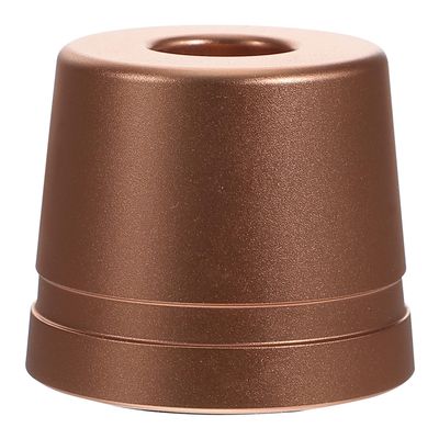 DECORNIJIA Rose Gold Aluminum Razor Holder Stand with Wear-resistant Slip-resistant Base Smooth Edges for Safe Manual Razor Storage Bathroom Countertops for Organized Washroom
