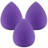 Makeup Sponge For Real Results 3 Pack, Soft Latex-Free Beauty Sponge, Wet & Dry Use Cosmetic Applicator (Purple) view 1