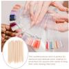 FAVOMOTO 100pcs Wooden Manicure Cuticle Sticks Nail Art Tools for Pedicure Nail Cleaning and Removal Suitable for Professionals and Beginners view 4