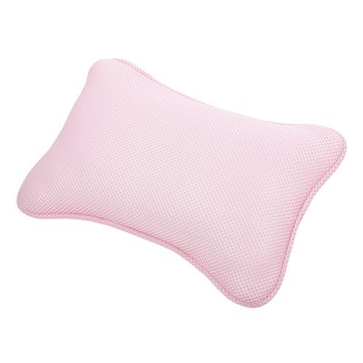CTIRCHIU Mesh Bath Pillow with Strong Suction Cups for Tub Neck and Back Support Breathable Bone-Shaped Spa Cushion Comfortable Bathtub Accessory for Relaxing Bath
