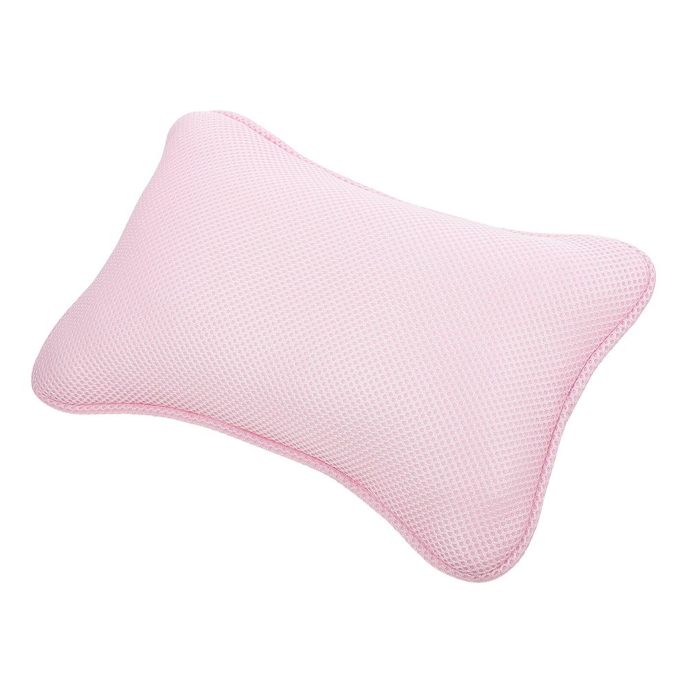 CTIRCHIU Mesh Bath Pillow with Strong Suction Cups for Tub Neck and Back Support Breathable Bone-Shaped Spa Cushion Comfortable Bathtub Accessory for Relaxing Bath