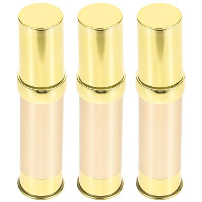 Beaupretty 3 pcs Airless Dispenser Bottles Travel Cosmetic Pump Containers for Liquid Makeup Refillable Lotion Bottles for Women