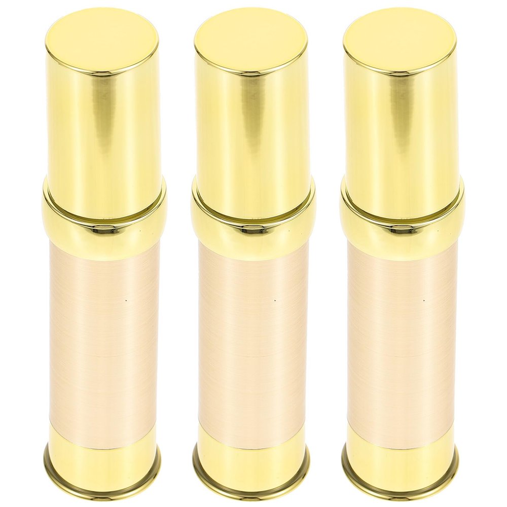 Beaupretty 3 pcs Airless Dispenser Bottles Travel Cosmetic Pump Containers for Liquid Makeup Refillable Lotion Bottles for Women