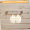 OSOLADY 4pcs Shower Scrubber Bath Puff Soft Exfoliating Loofah Balls with Hanging Rope for Men and Women Eco-Friendly Ramie Mesh Body Scrubber Rich and Easy Rinse Bath Sponges view 4