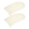 Beaupretty 2 pcs Natural Loofah Exfoliating Bath Gloves Dual-Sided Body Scrubber for Shower Deep Cleansing and Dead Skin Removal Suitable for Men and Women view 1