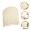 Beaupretty 2 pcs Natural Loofah Exfoliating Bath Gloves Dual-Sided Body Scrubber for Shower Deep Cleansing and Dead Skin Removal Suitable for Men and Women view 3