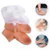 OSOLADY 2 Pairs Moisturizing Foot Exfoliating Socks with Elastic Fit Reusable Lotion Socks for Dry Cracked Feet Care for Women Extra Large Comfortable Skin Treatment view 2