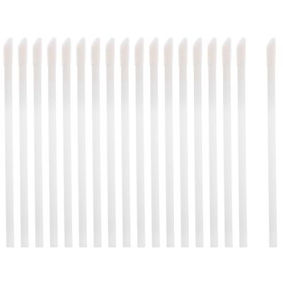 Beaupretty 50pcs Disposable Lip Applicator Brushes Flocked PP Material Precise Lipstick and Lip Gloss Wands for Home Travel and Professional Makeup Use
