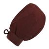 Beaupretty Reusable Exfoliating Glove Shower Mitt for Sensitive Skin Gentle Dead Skin Remover Body Scrubber Easy-Clean Bath Exfoliator Glove Brown view 1