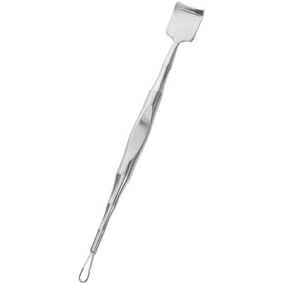 MERRYHAPY Dual-end Stainless Steel Blackhead Cleaner for Women Gentle Metal Pimple Removal Tool with Safe Edgeless Design Deep Pore Facial Scraper for Blackhead Extraction and Skin Cleansing