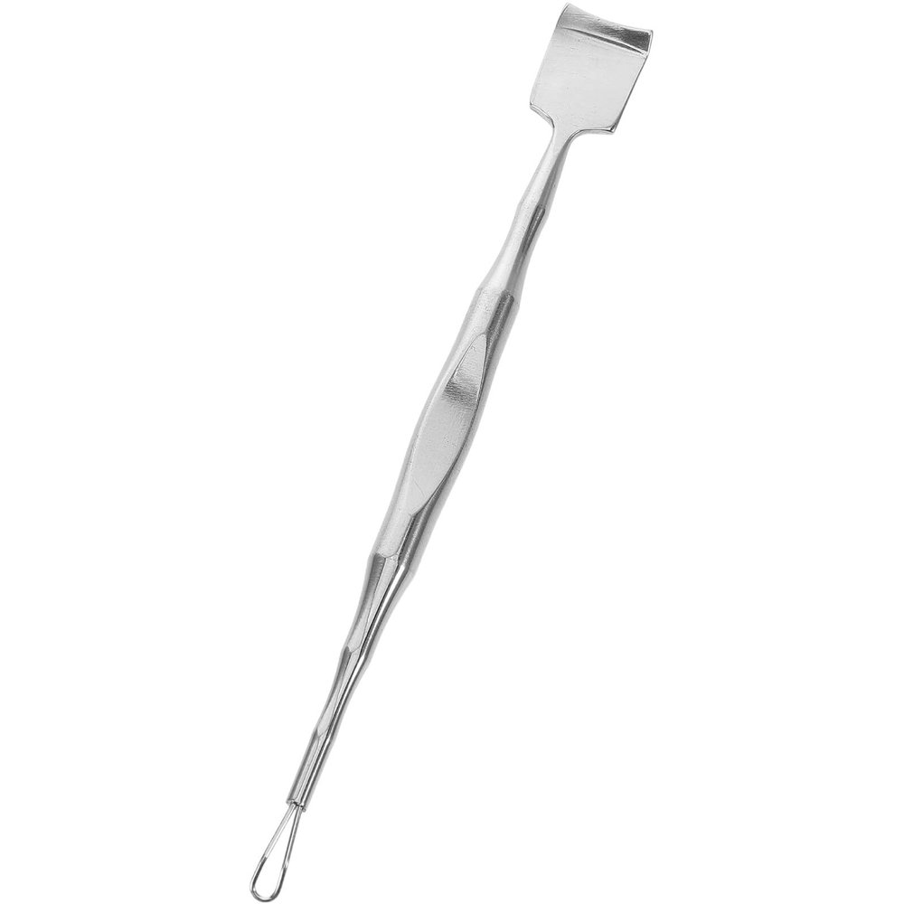MERRYHAPY Dual-end Stainless Steel Blackhead Cleaner for Women Gentle Metal Pimple Removal Tool with Safe Edgeless Design Deep Pore Facial Scraper for Blackhead Extraction and Skin Cleansing