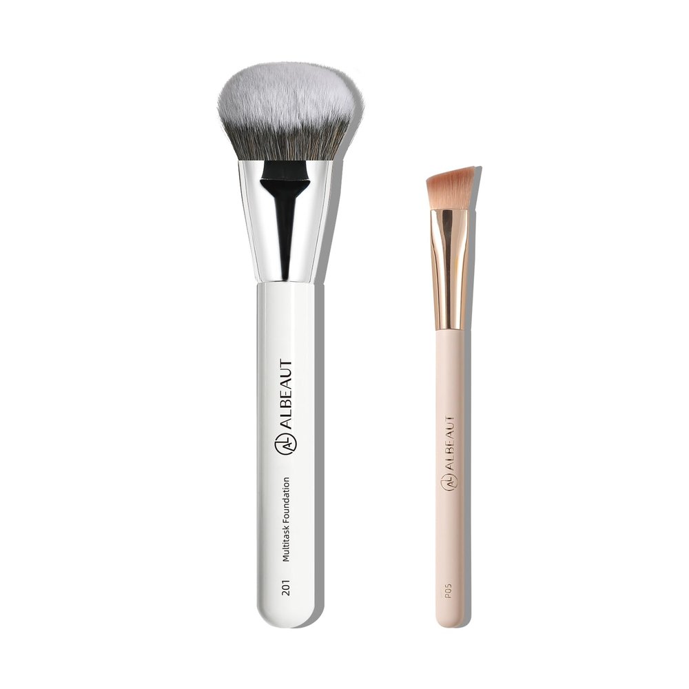 Albeaut Angle Foundation Brush Concealer Brush Set