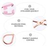LOLIPPYY Magnetic Eyelash Curler Stainless Steel Lashes Clip Makeup Tool with Rose Gold Handle for Women Lightweight Portable Professional Lash Curling view 4