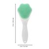 OSOLADY Long Handle Silicone Cat Claw Face Brush Handheld Facial Scrubber Deep Cleansing Exfoliator for Sensitive Skin Pore Massage and Blackhead Removal with Soft Silicone Bristles view 4