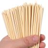 100 PCS 4.5 Inches Wood Double Heads Cuticle Pusher Stick, Wooden Cuticle Pusher Orange Wood Sticks for Nails Stick Manicure Pedicure Tool Nail Cuticles Remover Cleaning Tool Set for Home Salon view 1