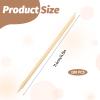 100 PCS 4.5 Inches Wood Double Heads Cuticle Pusher Stick, Wooden Cuticle Pusher Orange Wood Sticks for Nails Stick Manicure Pedicure Tool Nail Cuticles Remover Cleaning Tool Set for Home Salon view 2
