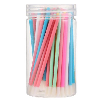 CTIRCHIU 100pcs Disposable Lip Gloss Applicator Brushes Micro Brush Head Makeup Lipstick Applicators for Smooth Color Application Portable Beauty Tool for Daily Use