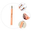 Beaupretty Portable Retractable Lip Brush Lipstick Applicator Warm Orange Soft Bristles Travel-friendly Makeup Tool for Women view 3