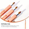 Beaupretty Portable Retractable Lip Brush Lipstick Applicator Warm Orange Soft Bristles Travel-friendly Makeup Tool for Women view 4