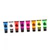 Beaupretty 8pcs Safe Washable Glow Dark Face Paint High Pigmentation Neon Bodypaint for Festivals Halloween Parties Concerts view 1
