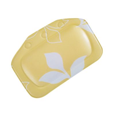 Cabilock Bath Tub Pillow with Suction Cups Lightweight PVC Foam Neck and Headrest Cushion for Adult Bathtubs Removable Washable Cover Easy Install Relaxing Bathroom Accessory for Spa
