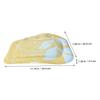Cabilock Bath Tub Pillow with Suction Cups Lightweight PVC Foam Neck and Headrest Cushion for Adult Bathtubs Removable Washable Cover Easy Install Relaxing Bathroom Accessory for Spa view 2