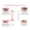 Eyelash Makeup Tool Silicone Shield Upper Lower Mascara Guard Applicator Guide Helper With Lashes Comb Upper And Lower Eyelash Wand Guide For Eye Makeup view 2