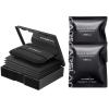 CARSLAN Makeup Blotting Paper with powder, 450 Sheets + 8 Refill Pads Bundle with Soft Focus Loose Setting Powder, 01 Translucent For Dry view 2