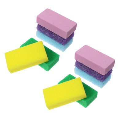 Ipetboom 10pcs Mixed Hue Silica Pumice Stones Foot Care Tools for Callus Removal and Foot Scrubbing Ergonomic Pedicure Scrubber for Soft Heels Corns Hard Skin Removal and Relaxing Massage