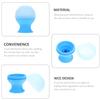 Beaupretty Silicone Ice Face Roller Cooling Massager for Puffiness and Relief Blue Facial Skin Care Tool to Tighten Pores Reduce Redness Circulation and Easy to Clean view 3