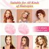 Pink Satin Sleep Bonnet for Women Long Curly Hair, Large Bonnet for Sleeping with Adjustable Band, Hair Protection Cap to Reduce Frizz & Breakage, Prevent BedHead (Pink) view 3