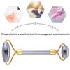 Beaupretty Natural Stone Face Roller Massager for Facial Skin Tightening and Wrinkle Reduction Muscle Relaxing Slimming Tool with Dual-Head Design for Enhanced Absorption and Improved view 3