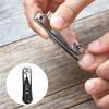 ARTSEWPLY Stainless Steel Nail Clippers Set for Home Use Lightweight Manicure Pedicure Tools with Design Black Nail Pliers for Thick and Ingrown Toenails Easy to Clean and Safe view 4