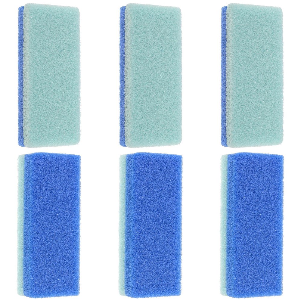 LOLIPPYY 6pcs Foot Pumice Stone for Dead Skin Removal and Callus Exfoliation Portable Foot Scrubber Blocks with Acupoint Stimulation for Home Office Travel Use