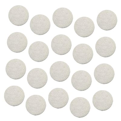 Beaupretty 20Pcs Natural Loofah Sponge Puff Facial Cleansing Pads Lightweight Reusable Makeup Remover for Home Travel Skin Exfoliator Safe Gentle Removal
