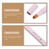 DECORNIJIA Retractable Dual-end Lip Brush Lipstick Applicator and Concealer Brush for Women Small Portable Nylon Makeup Tool with Ergonomic Handle for Lip Gloss Balm and Eyeshadow Application view 3