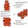 Ginger Bundle Color 350 Body Wave Human Hair Bundles 8A Grade Orange 3 Bundles 12 14 16 Inch Color 350 Ginger Body Wave Bundle Orange Hair Extensions view 3
